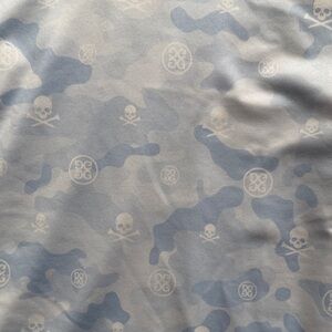 G/FORE Blue & White Camo Skull Print Women’s Top for Golf